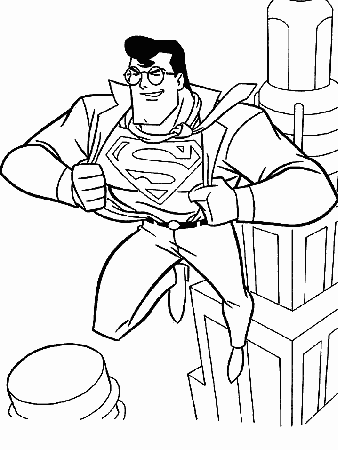 Coloring Page - Superman coloring pages 7
