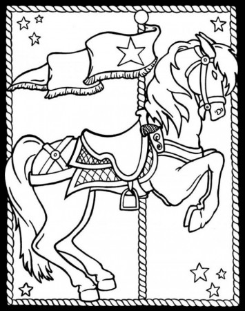 Dover Horse Coloring Pages | 99coloring.com