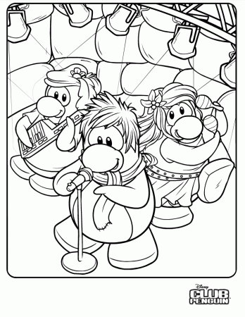 New Club Penguin Colouring Page! | Cool Club Penguin Cheats with 