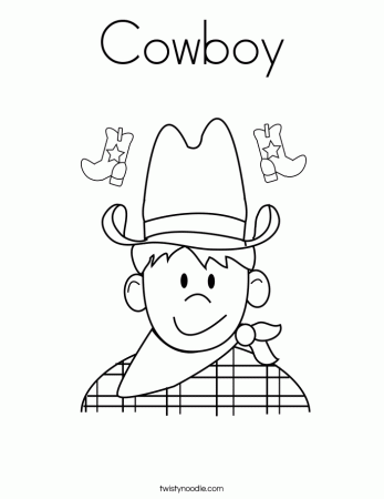 Cowboy Rifle Coloring Pages