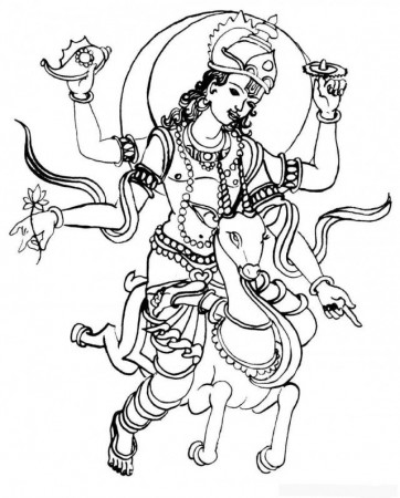 Hindu Gods Colouring ClipArt Best 51172 Hindu Gods Coloring Pages