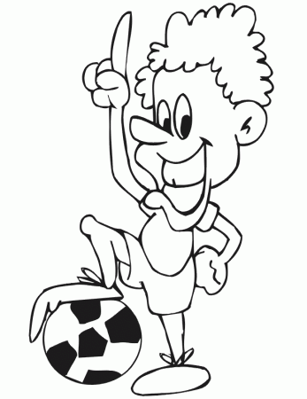Funny soccer coloring pages cartoon for kids | coloring pages