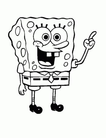 Spongebob Pictures To Colour Free Coloring Pages Free Printable 