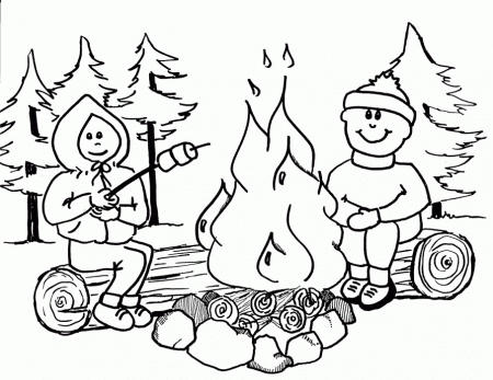 Camp Coloring Pages 7 | Free Printable Coloring Pages