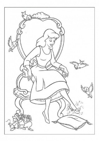 Coloring Pages Of Glass Shoe On Its Right Owner 39 S Foot Coloring 