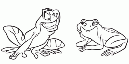 Disney Coloring Frog