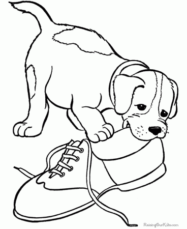 Color By Number Dog | Free coloring pages