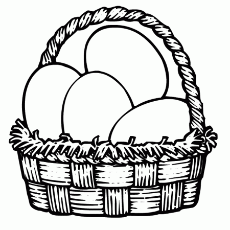 Easter Basket Printable Coloring Page | Coloring - Part 2
