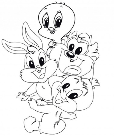 Looney Tunes Tweety Bird Looney Tunes Coloring Pages Tasmanian 