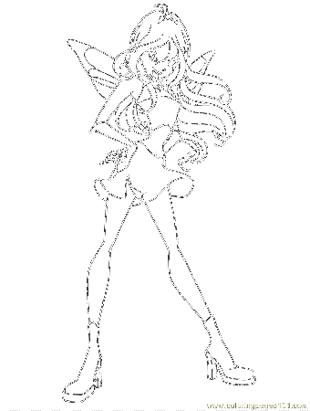Coloring Pages Winx Club 0012 (Cartoons > Winx Club) - free 