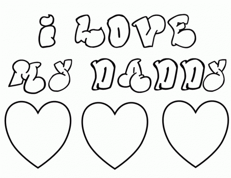 Printable Birthday Cards For Dad Other Kids Coloring Pages 100349 