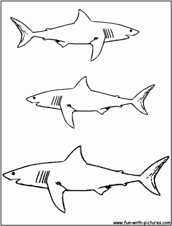 Shark Coloring Pages Coloring Book Area Best Source For Coloring 
