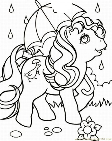 Coloring Pages Little Pony10 (Cartoons > My Little Pony) - free 
