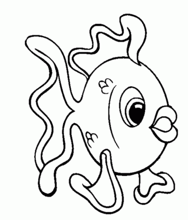 Coloring Pages Of A Fish 381 | Free Printable Coloring Pages