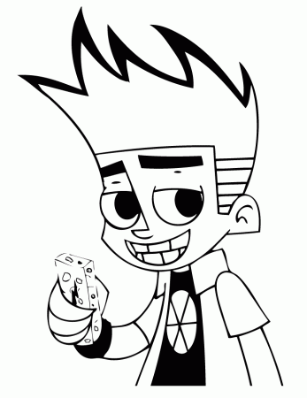 Cool Johnny Test Coloring Page | Free Printable Coloring Pages