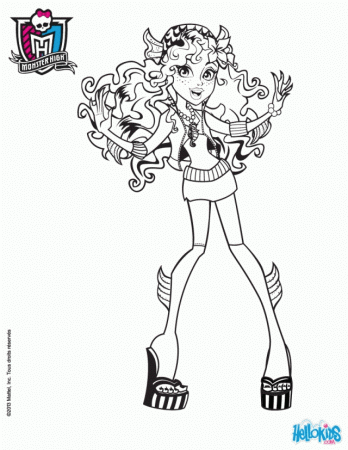 Fun Coloring Pages Monster High Coloring Pages You Can Color 
