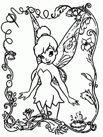 Free Printable Disney Fairies Coloring Pages For Kids