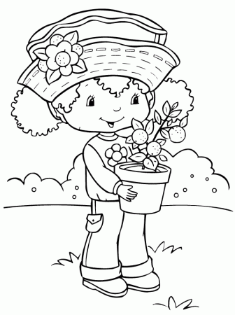 Strawberry Shortcake Coloring Pages Printable Coloring Pages 