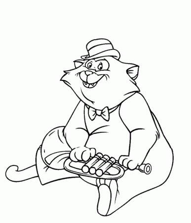 Aristocats Coloring Pages | Coloring