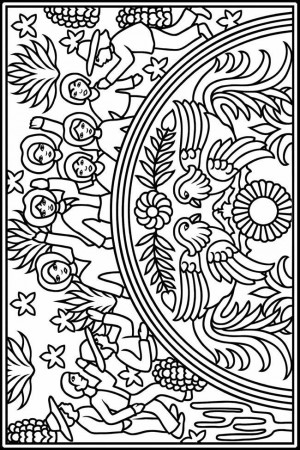 animals/people | Relaxation Station coloring pages