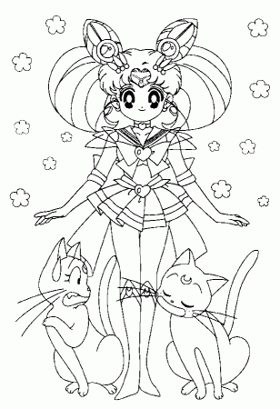 coloriage sailor moon Colouring Pages