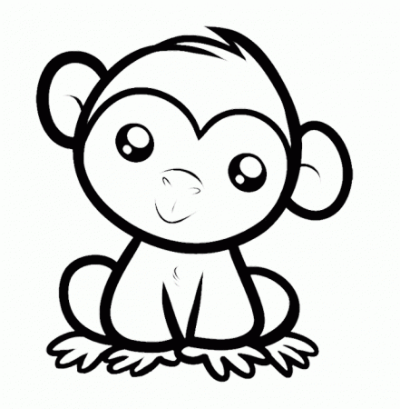 F For Monkey Cute Coloring Pages - Activity Coloring Coloring 