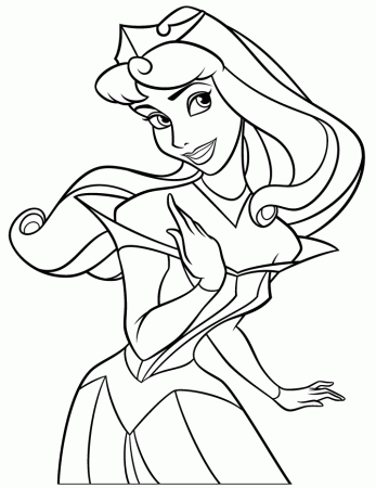 Princess Aurora Coloring Page | Drawing and Coloring for Kids