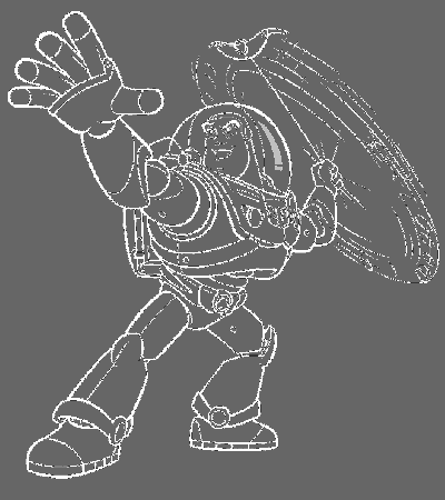 Buzz Getting Ready To Throw A Toy Story Coloring Pages - Toy Story 
