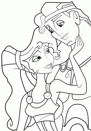 meg meg and hercules Colouring Pages