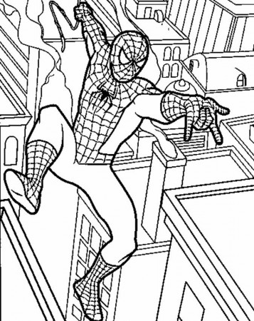 spiderman picture coloring 12 - games the sun | games site flash 