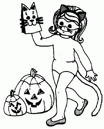 Halloween Colouring Pages Free Kids