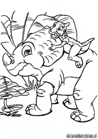 little foot dinosaur Colouring Pages (page 3)