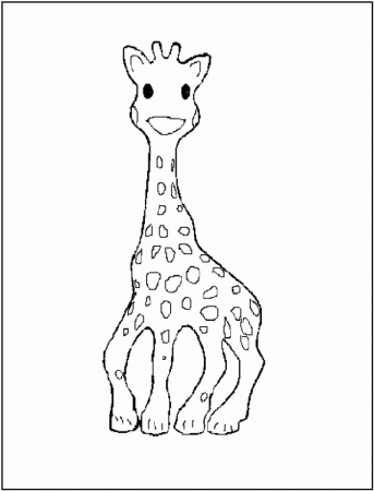 Cute Giraffe Coloring Page Inspiring | ViolasGallery.