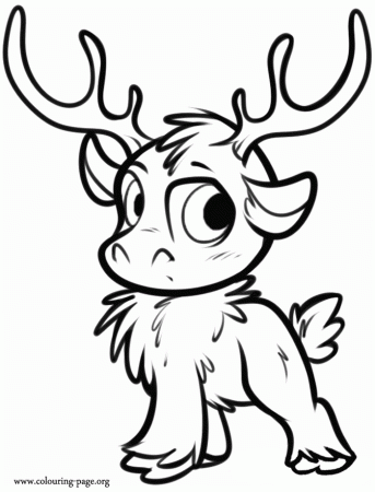 How about coloring this beautiful picture of Sven as a cub? Just 