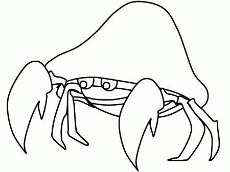 Ocean Crab Animals Coloring Pages & Coloring Book