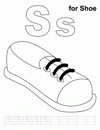 Shoe Coloring Pages 190 | Free Printable Coloring Pages