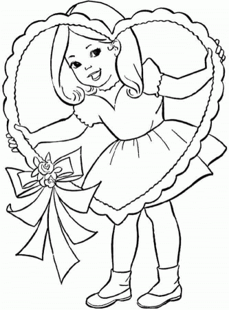 Free Printable Valentine Coloring Sheets For Preschool #