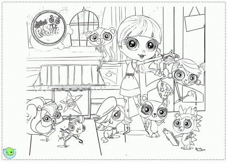 smaller pets store Colouring Pages (page 2)