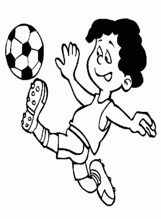 Ball And Shoes Ball Coloring Pages - Football Coloring Pages 