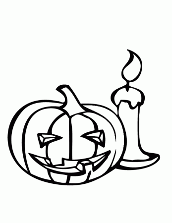 jack-o-lantern printable coloring in pages for kids - number 3666 