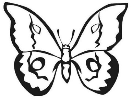 Activities Butterflies Coloring Pages - Kids Colouring Pages
