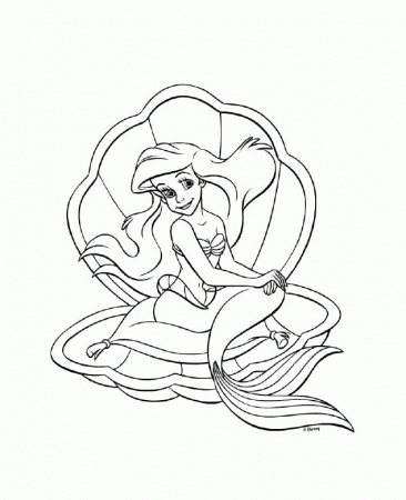 Little mermaid characters coloring pages | coloring pages for kids 