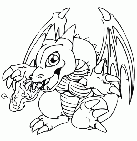 Ferno the Fire Dragon Colouring Pages (page 3)