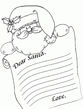 Two Pretzels: Santa Form Letter: How to write a letter to Santa