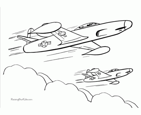 Jet coloring book pages 002