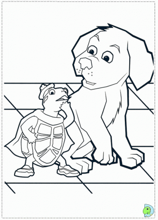I wonder pets Colouring Pages
