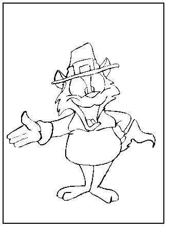 Pilgrim3 Thanksgiving Coloring Pages & Coloring Book