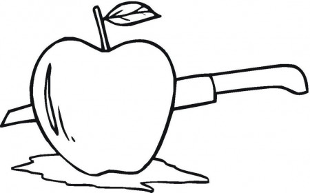 Free Apple Coloring Pages Printable | Laptopezine.