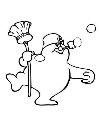Frosty The Snowman Coloring Pages | Coloring Pics