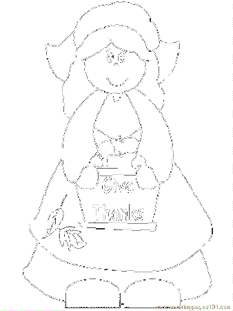 Coloring Pages THANKSGIVING (Holidays > Thanksgiving Day) - free 